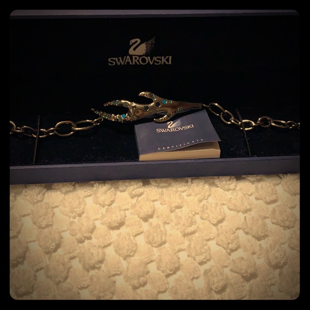 Swarovski gem encrusted antler bracelet